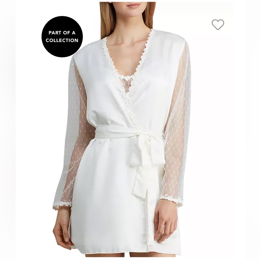 NWT! Flora Nikrooz Showstopper Charmeuse Robe